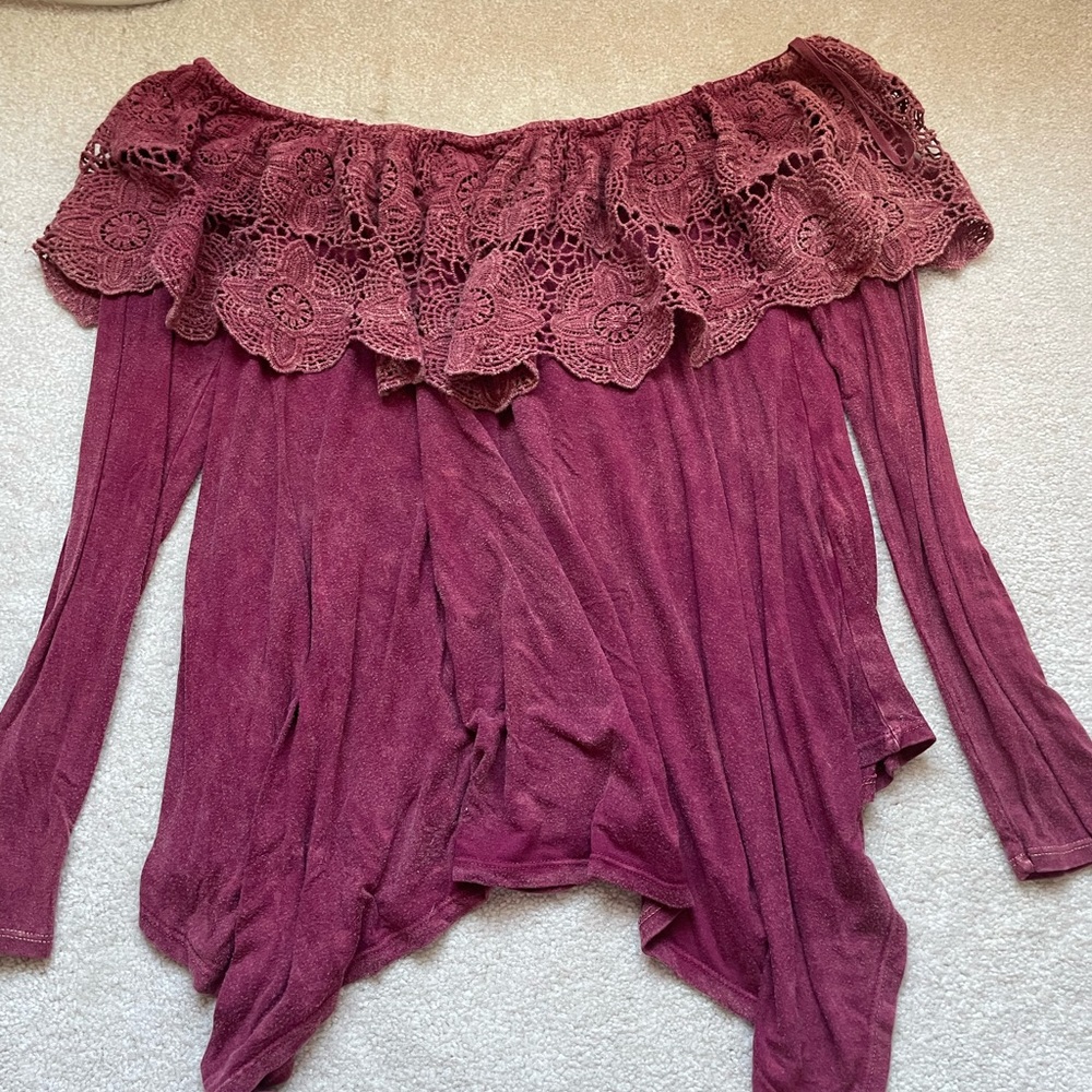 Altar’d State Flowy Off-shoulder Top